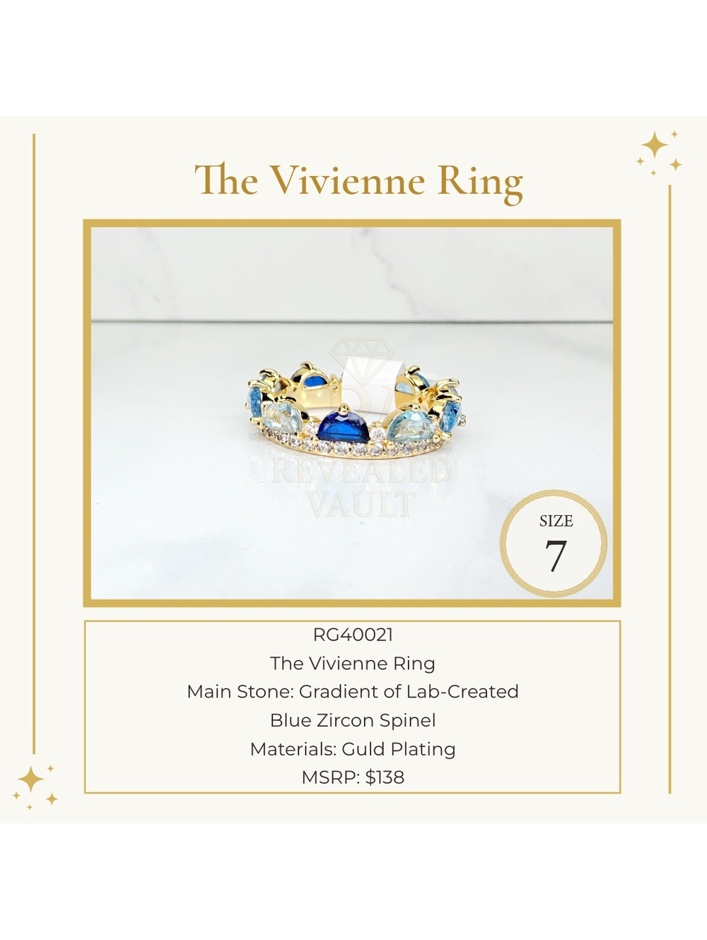 The Vivienne Ring - Size 7 - OG